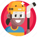 avatar, girl, hockey, sport, woman