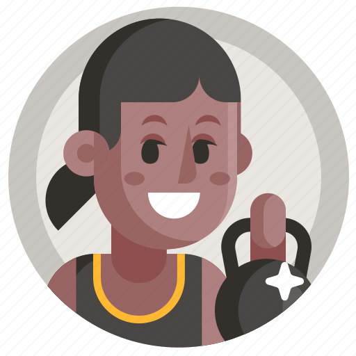 Avatar, girl, powerlifting, sport, weightlifter, woman icon - Download on Iconfinder