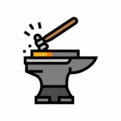 Smithing, blacksmith, forge, anvil, hammer, smith icon - Download on Iconfinder