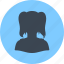 avatar, female, girl, profile, user, woman 