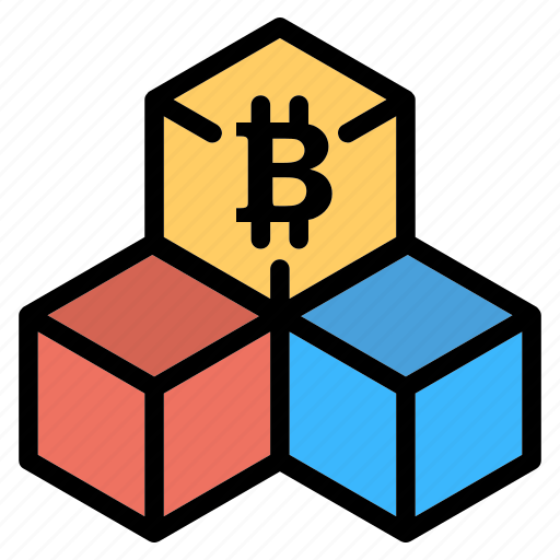 Bitcoin, block, blockchain, chain, crypto, cube, trade icon - Download on Iconfinder