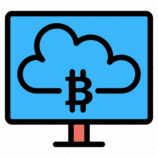 Bitcoin, cloud, business, finance, money, services icon - Download on Iconfinder