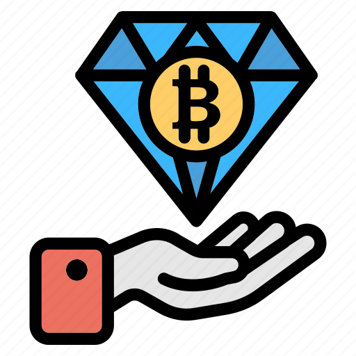 Bitcoin, diamond, business, cryptocurrency, digital, money, electronic icon - Download on Iconfinder