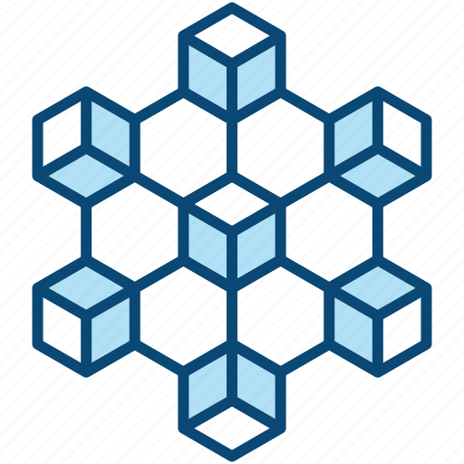 Blockchain, block, chain, cube, technology, structure icon - Download on Iconfinder