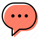 chat, online, comment, speech bubble