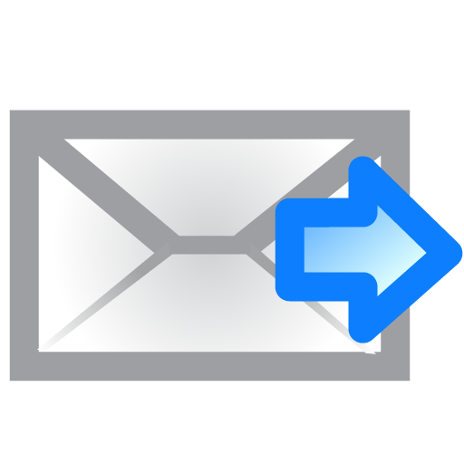 Forward, email, envelope, right icon - Free download