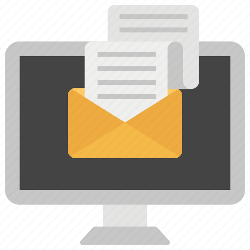 Electronic mail, email marketing, file sharing, internet messaging, online communication icon - Download on Iconfinder