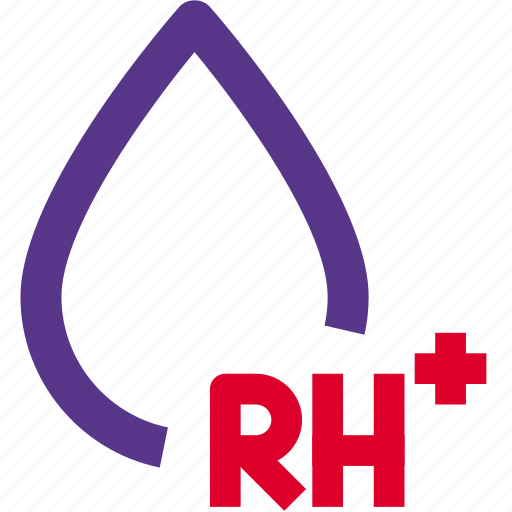 Rh, plus, blood, medical, health icon - Download on Iconfinder