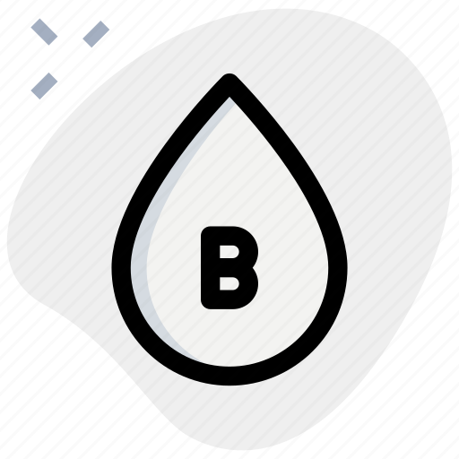 B, blood, medical, drop icon - Download on Iconfinder