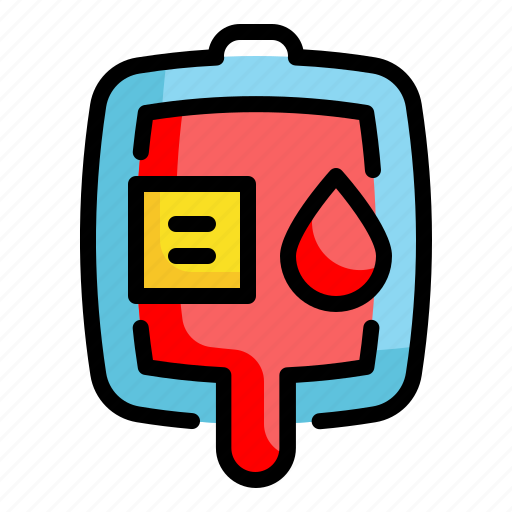 Blood, bag, donation, donor, drop, healthcare, medical icon - Download on Iconfinder