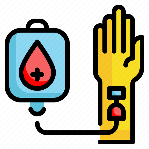 Blood, donation, donor, bag, hand, human icon - Download on Iconfinder