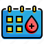 blood, donation, donor, calendar, date 