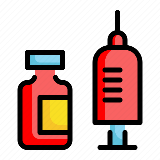 Vaccine, syringe, injection, medicine, medical, pharmacy icon - Download on Iconfinder