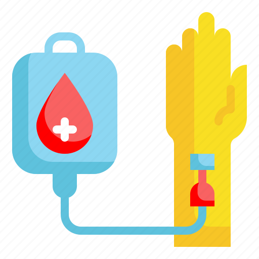 Blood, donation, donor, hand, bag, drop icon - Download on Iconfinder