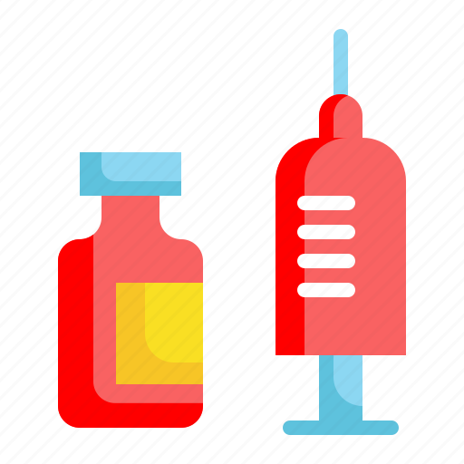 Vaccine, syringe, injection, medical, healthcare, pharmacy icon - Download on Iconfinder