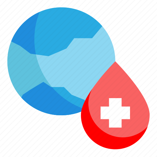 Blood, donation, world, medical, donor, healthcare icon - Download on Iconfinder
