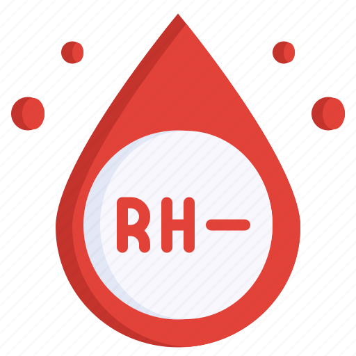 Blood, rh, negative, type, test, transfusion icon - Download on Iconfinder