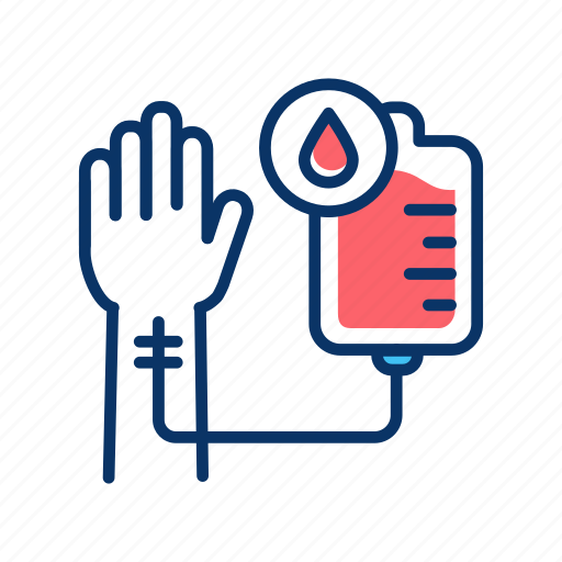 Blood, donation, donor, donorship, drop, hand, transfusion icon - Download on Iconfinder