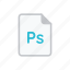 adobe, file, interface, photoshop, ps, social, white, bloomies 