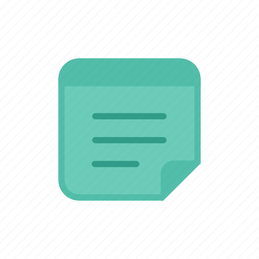 Green, interface, notepad, notes, postit, social icon - Download on Iconfinder