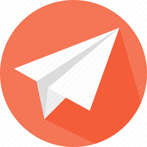 Airplane, communications, messages, paper, send, sending icon - Download on Iconfinder