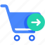 app, cart, mobile, pay, pushcart, trolley, wheelbarrow 