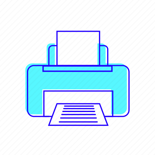 Electronic, paper, print, printer icon - Download on Iconfinder
