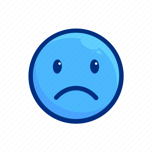 Emoji, emoticon, emotion, expression, face, sad, smile icon - Download on Iconfinder