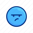 angry, emoji, emoticon, expression, mad, smile, smiley