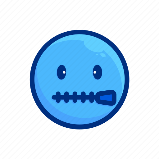 Emoji, emoticon, emotion, expression, silent, smile, smiley icon - Download on Iconfinder