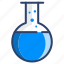 flask, test tube, test, experiment, vector, illustration, concept 