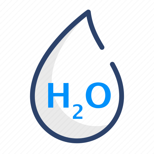 H2o, water, compound, oxygen, vector, illustration, concept icon - Download on Iconfinder