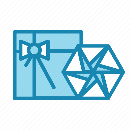 Bow, christmas, gift, new year, present, star icon - Download on Iconfinder