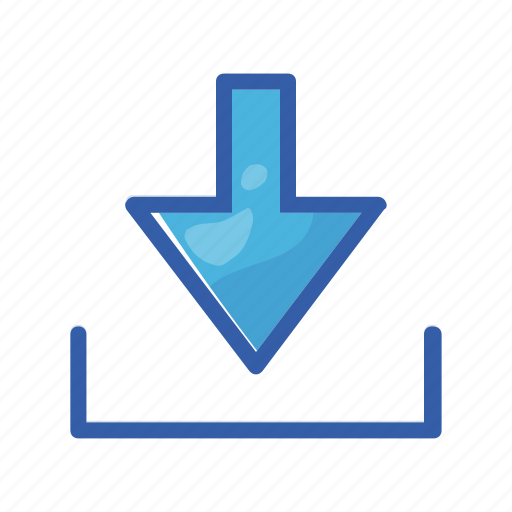 Download, down, arrow, arrows, save, pointer icon - Download on Iconfinder