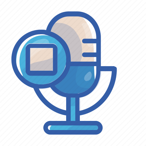 Microphone, mic, sound, music, speaker, podcast, broadcast icon - Download on Iconfinder