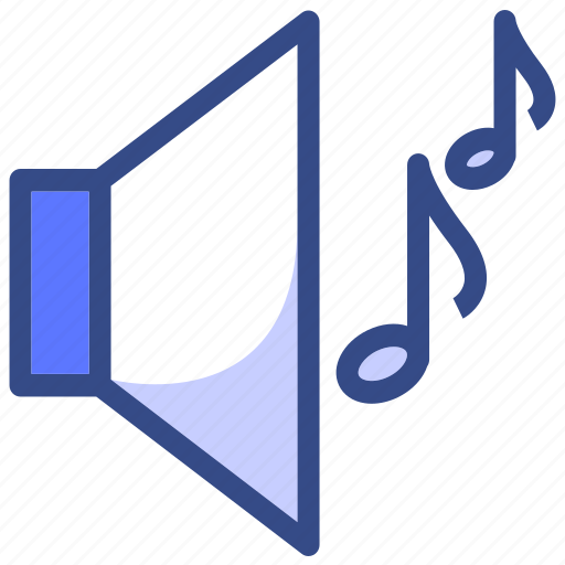 Audio, music, note, sound, speaker icon - Download on Iconfinder