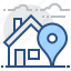 dwelling, home, locator, navigation, pin, direction, house 