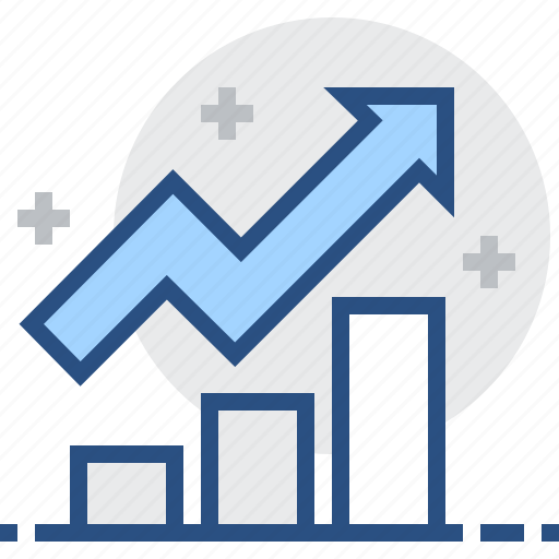 Graph, increase, growth, height, rise, upsurge, bar icon - Download on Iconfinder