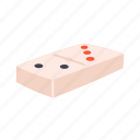 dominoes, wooden, block, flat, icon, board, game, entertainment, play