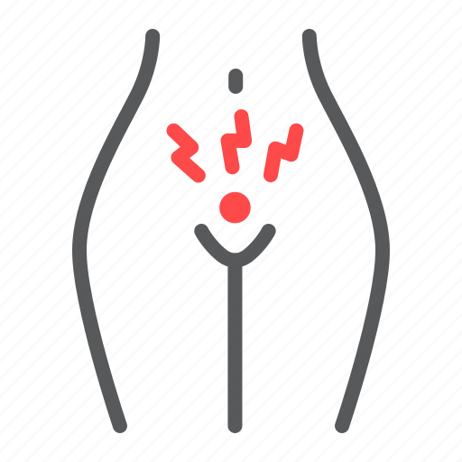 Menstrual, cramps, pain, ache, menstruation, gynecology icon - Download on Iconfinder