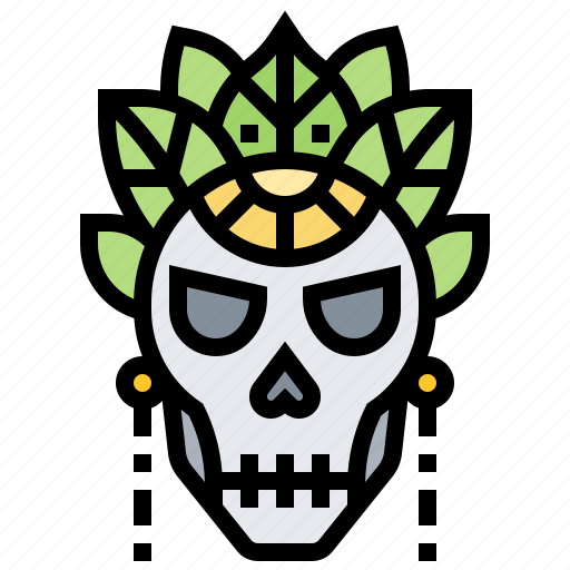 Bohemian, boho, death, skeleton, skull icon - Download on Iconfinder