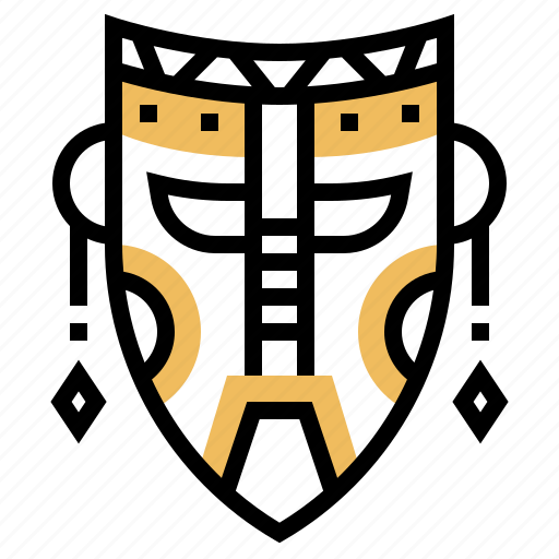 Aztec, bohemian, boho, ethnic, mask icon - Download on Iconfinder