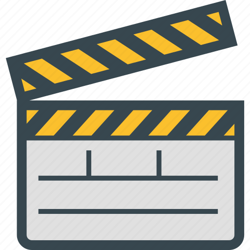 Clapper, clapperboard, film, movie icon - Download on Iconfinder