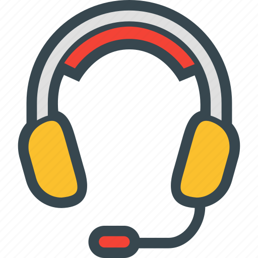 Call, center, headphones, headset, mic icon - Download on Iconfinder