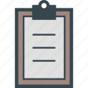 clipboard, content, list, paste, survey, task