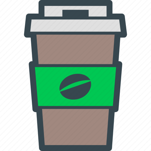 Coffee, cup, drink, food, paper icon - Download on Iconfinder