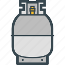 bottle, can, cng, cylinder, fire, gas
