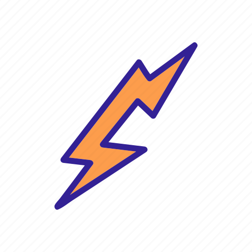 Bolt, charge, electric, light, lightning, shock, thunderbolt icon - Download on Iconfinder