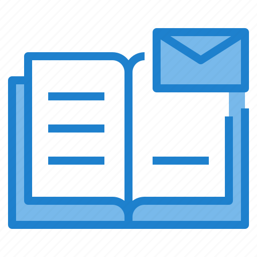 Agenda, book, business, email, letter, mail, notebook icon - Download on Iconfinder