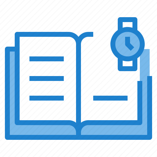 Agenda, book, business, notebook, time, watch icon - Download on Iconfinder